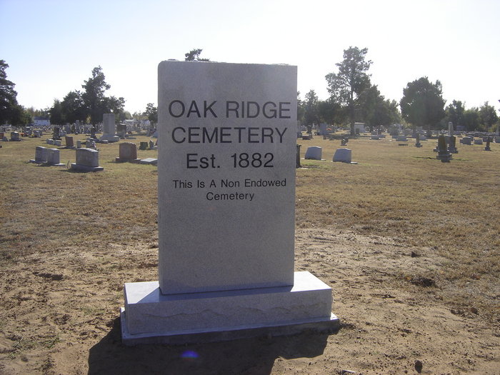 Oak Ridge Cemetery